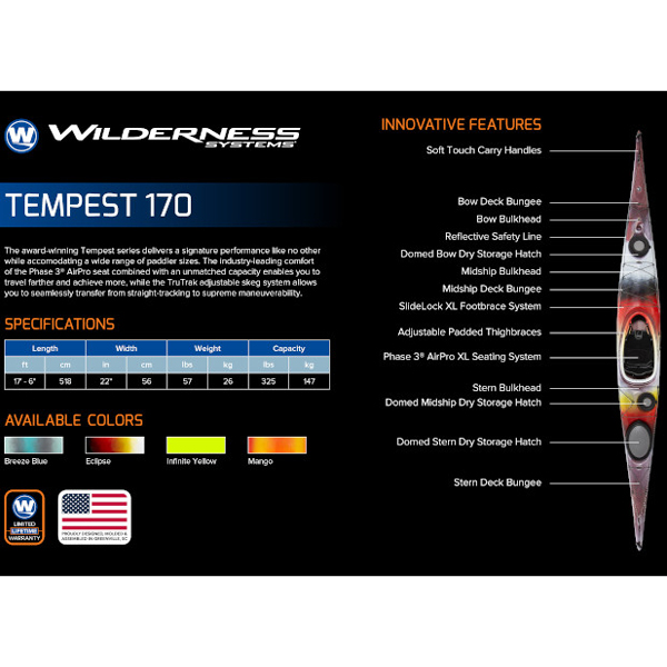 Wilderness Systems Tempest 170